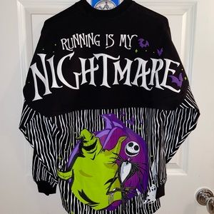 Brand New Rundisney 2020 Wine & Dine Running is My Nightmare Spirit Jersey XS